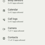 Checking and Changing Permissions on Your Apps