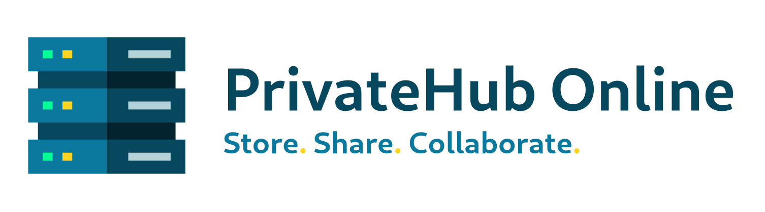 PrivateHub Online. Store. Share. Collaborate.